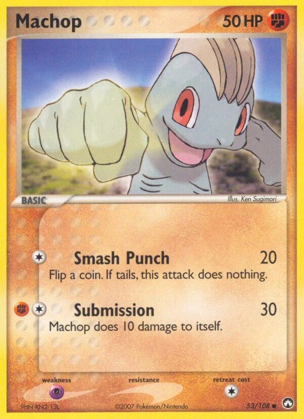 Machop (53/108) (Stamped) [EX: Power Keepers]