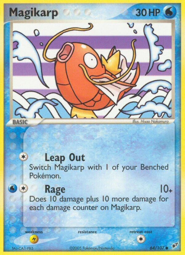 Magikarp (64/107) (Stamped) [EX: Deoxys]