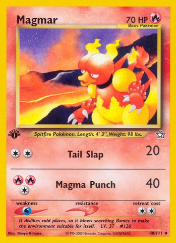 Magmar (40/111) [Neo Genesis Unlimited]