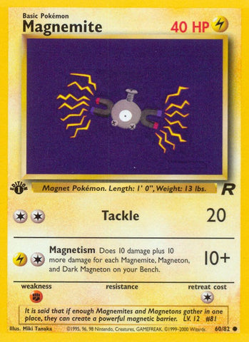 Magnemite (60/82) [Team Rocket Unlimited]