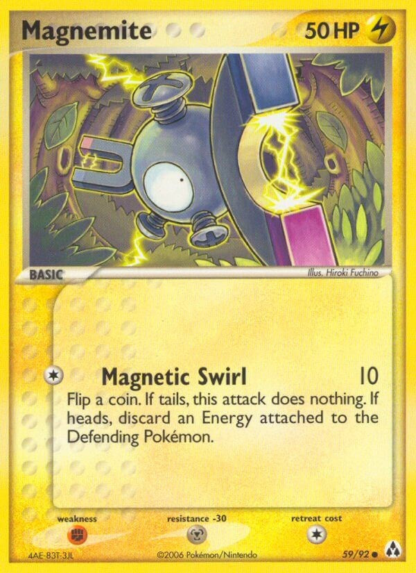 Magnemite (59/92) (Stamped) [EX: Legend Maker]