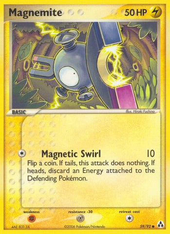 Magnemite (59/92) (Stamped) [EX: Legend Maker]