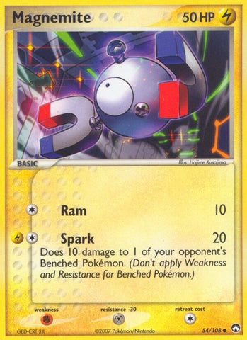 Magnemite (54/108) (Stamped) [EX: Power Keepers]