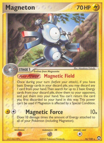 Magneton (16/108) (Stamped) [EX: Power Keepers]