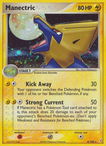 Manectric (8/100) (Stamped) [EX: Crystal Guardians]