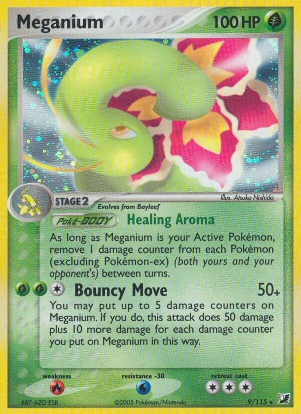 Meganium (9/115) (Stamped) [EX: Unseen Forces]