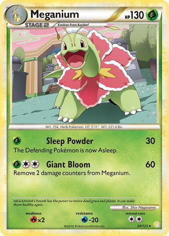 Meganium (26/123) [HeartGold & SoulSilver: Base Set]