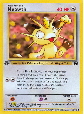 Meowth (62/82) [Team Rocket Unlimited]