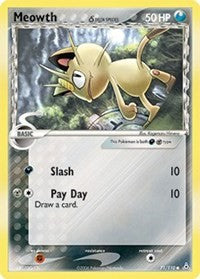 Meowth (71/110) (Delta Species) (Stamped) [EX: Holon Phantoms]