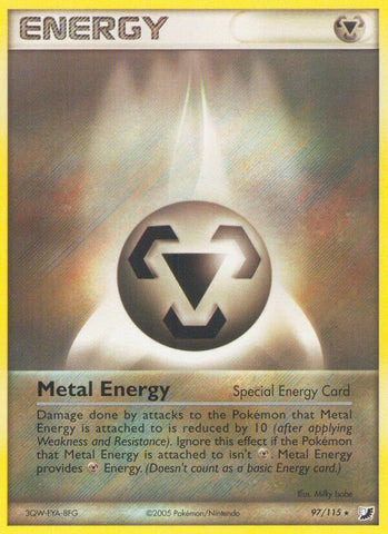 Metal Energy (97/115) (Stamped) [EX: Unseen Forces]