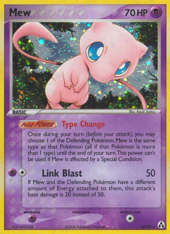 Mew (10/92) (Stamped) [EX: Legend Maker]