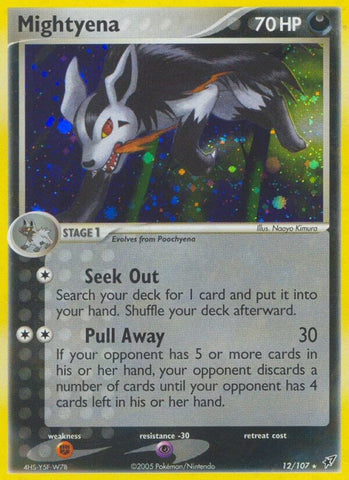 Mightyena (12/107) (Stamped) [EX: Deoxys]