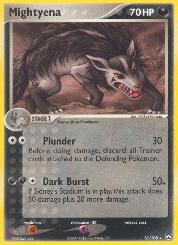 Mightyena (18/108) (Stamped) [EX: Power Keepers]