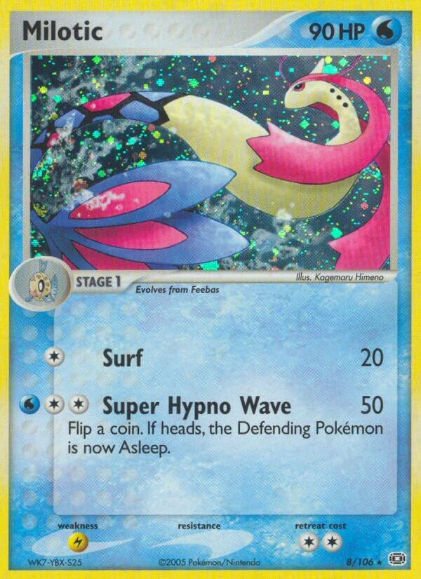 Milotic (8/106) (Stamped) [EX: Emerald]