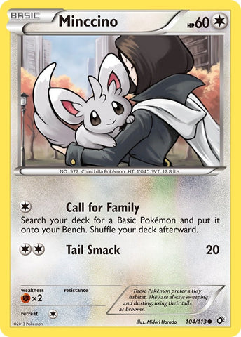 Minccino (104/113) [Black & White: Legendary Treasures]