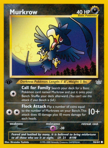 Murkrow (46/64) [Neo Revelation 1st Edition]