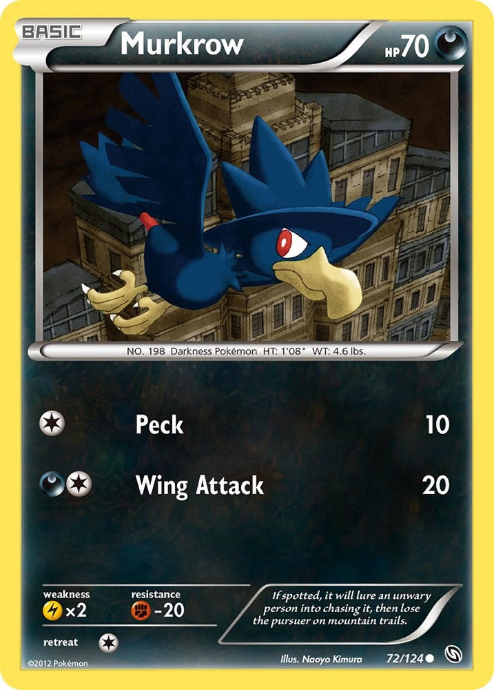 Murkrow (72/124) [Black & White: Dragons Exalted]