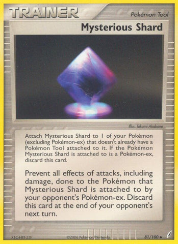 Mysterious Shard (81/100) (Stamped) [EX: Crystal Guardians]