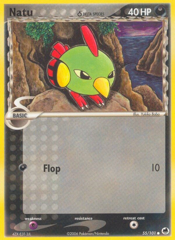 Natu (55/101) (Delta Species) (Stamped) [EX: Dragon Frontiers]