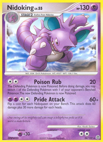 Nidoking (34/132) [Diamond & Pearl: Secret Wonders]