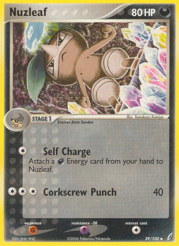 Nuzleaf (39/100) (Stamped) [EX: Crystal Guardians]