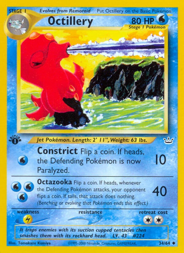 Octillery (34/64) [Neo Revelation Unlimited]