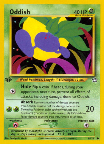 Oddish (68/111) [Neo Genesis Unlimited]