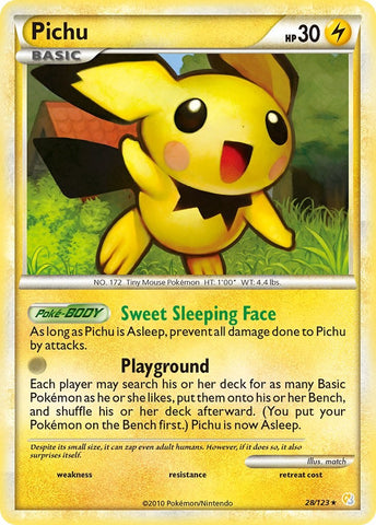 Pichu (28/123) [HeartGold & SoulSilver: Base Set]