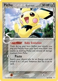 Pichu (76/110) (Delta Species) (Stamped) [EX: Holon Phantoms]