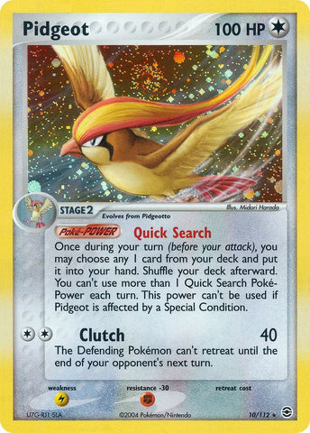 Pidgeot (10/112) [EX: FireRed & LeafGreen]