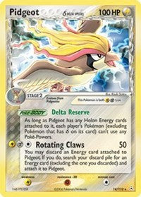 Pidgeot (14/110) (Delta Species) (Stamped) [EX: Holon Phantoms]