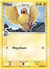 Pidgey (77/110) (Delta Species) [EX: Holon Phantoms]