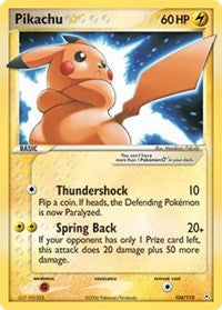 Pikachu Star (104/110) [EX: Holon Phantoms]