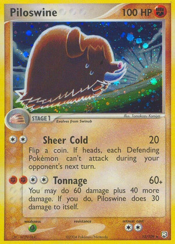 Piloswine (13/109) (Stamped) [EX: Team Rocket Returns]