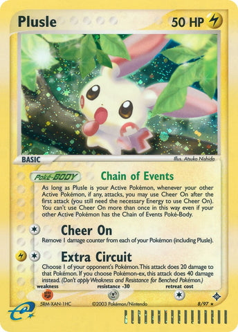 Plusle (8/97) [EX: Dragon]