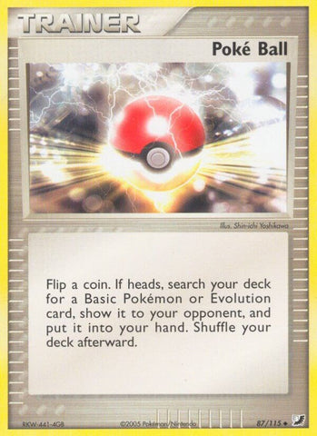 Poke Ball (87/115) (Stamped) [EX: Unseen Forces]