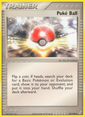 Poke Ball (82/100) (Stamped) [EX: Crystal Guardians]