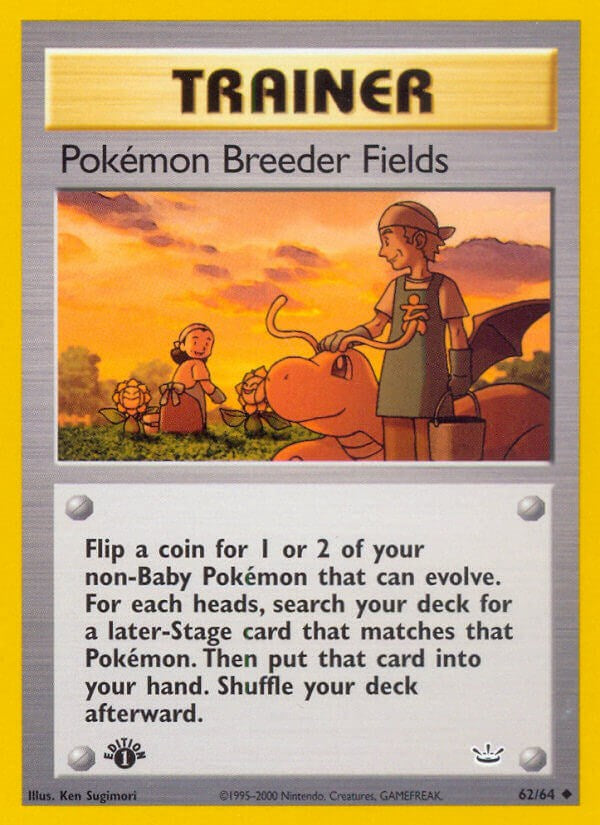 Pokemon Breeder Fields (62/64) [Neo Revelation 1st Edition]