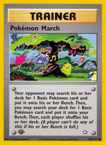 Pokemon March (102/111) [Neo Genesis Unlimited]