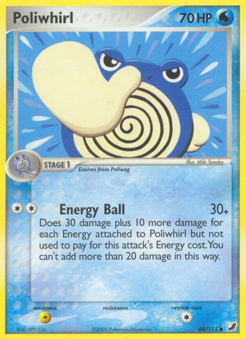 Poliwhirl (68/115) (Stamped) [EX: Unseen Forces]