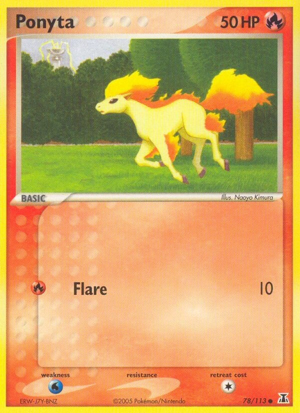 Ponyta (78/113) (Stamped) [EX: Delta Species]