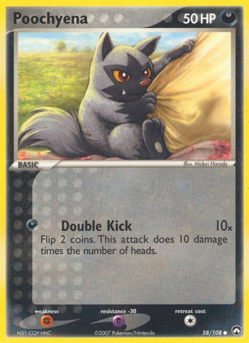 Poochyena (58/108) (Stamped) [EX: Power Keepers]