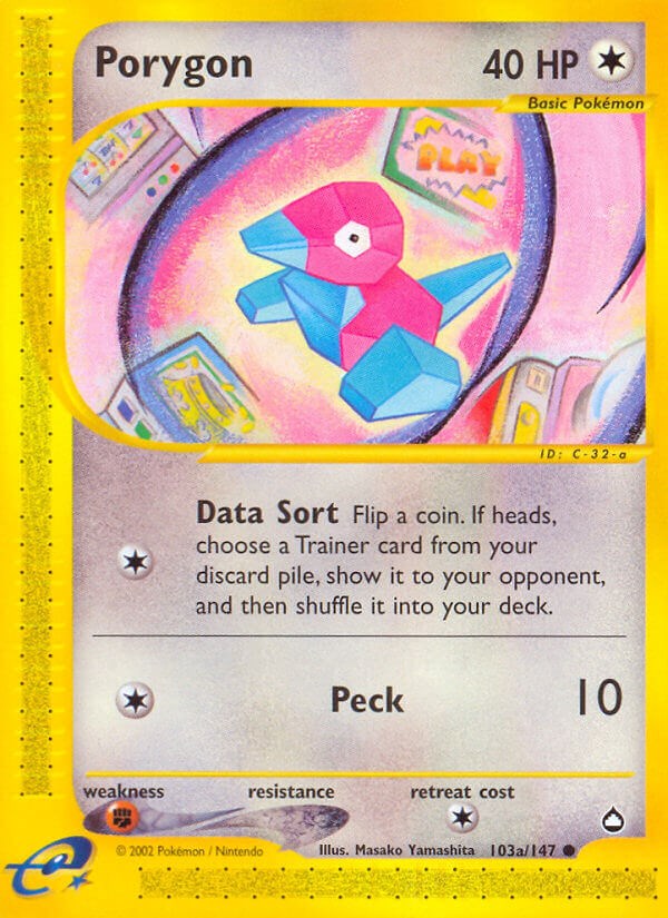 Porygon (103a/147) [Aquapolis]