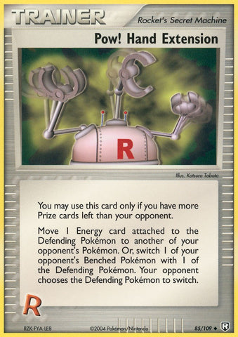 Pow! Hand Extension (85/109) (Stamped) [EX: Team Rocket Returns]