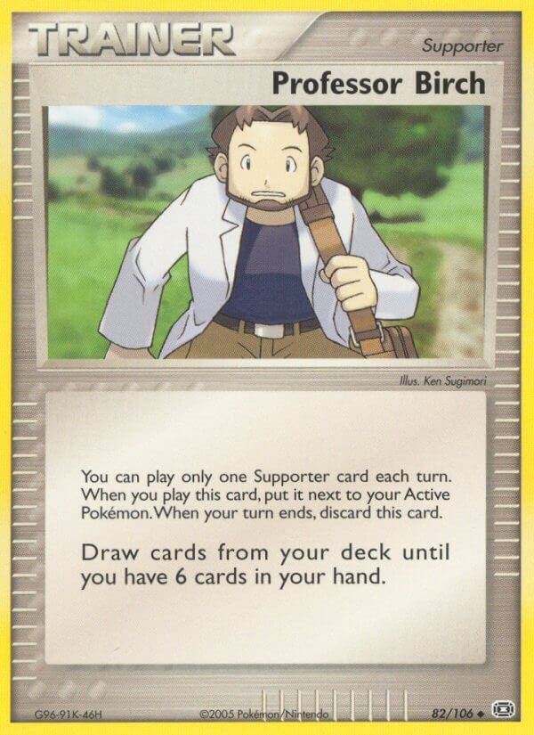 Professor Birch (82/106) (Stamped) [EX: Emerald]