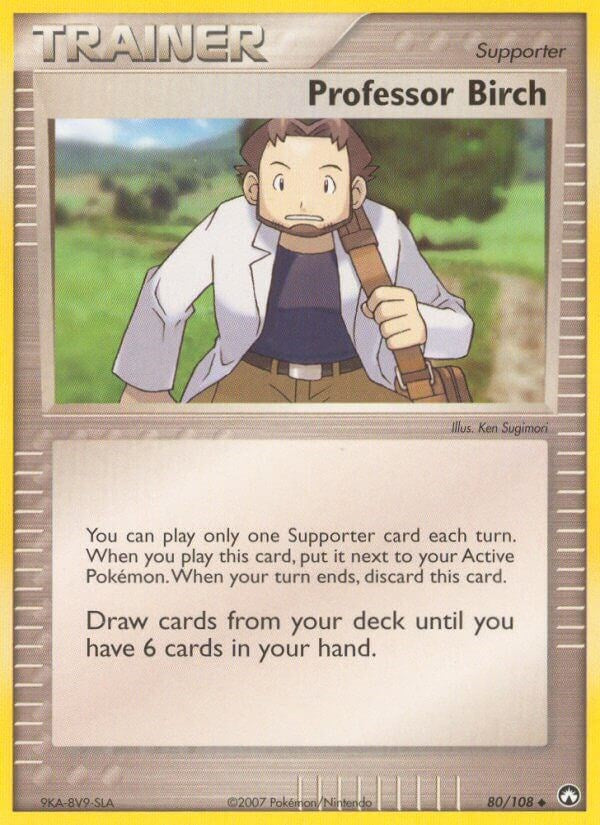 Professor Birch (80/108) (Stamped) [EX: Power Keepers]