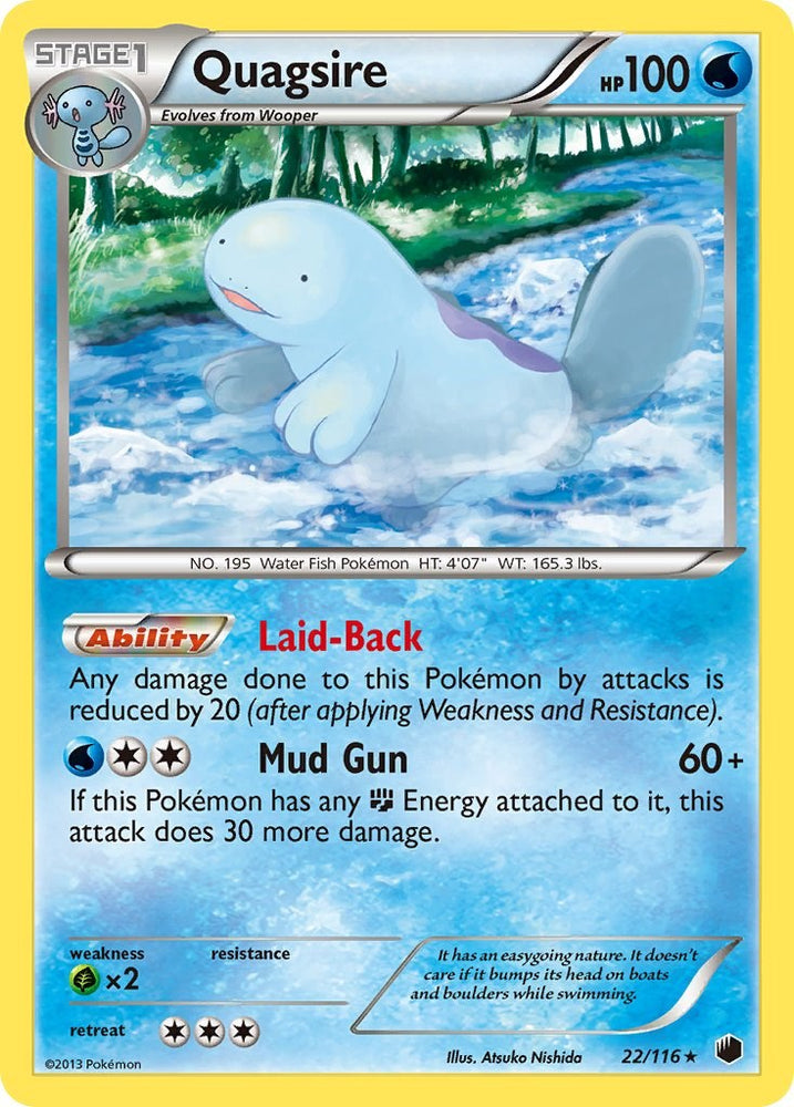 Quagsire (22/116) [Black & White: Plasma Freeze]