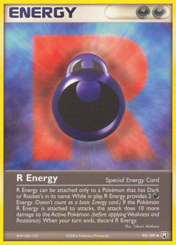 R Energy (95/109) (Stamped) [EX: Team Rocket Returns]