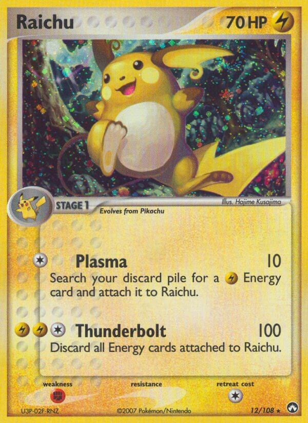 Raichu (12/108) (Stamped) [EX: Power Keepers]