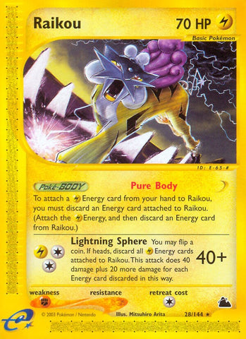 Raikou (28/144) [Skyridge]